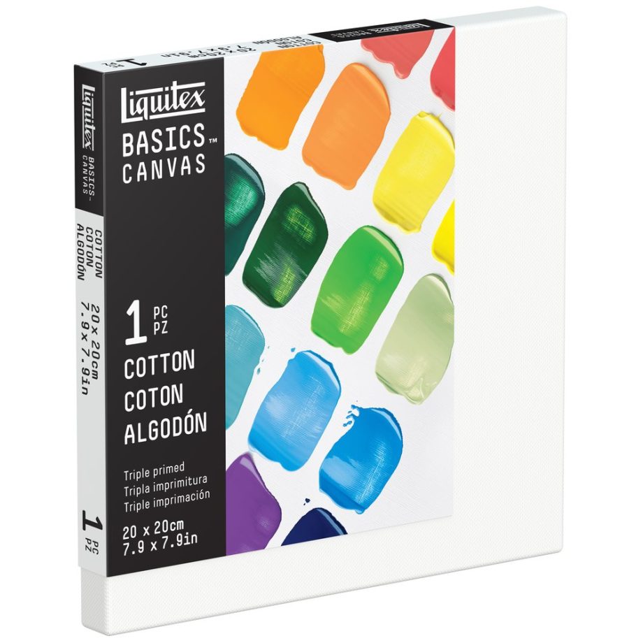 Liquitex Basics Canvas 20x20cm Single