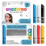 Snazaroo Adventure Face Paint Sticks - Set of 6  - Western Europe