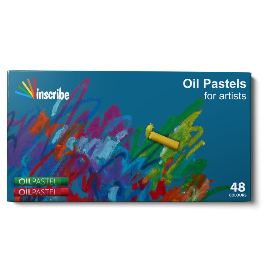 Inscribe Set of 48 Assorted Oil Pastels