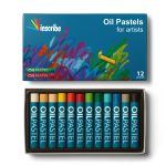 Inscribe Set of 12 Assorted Oil Pastels