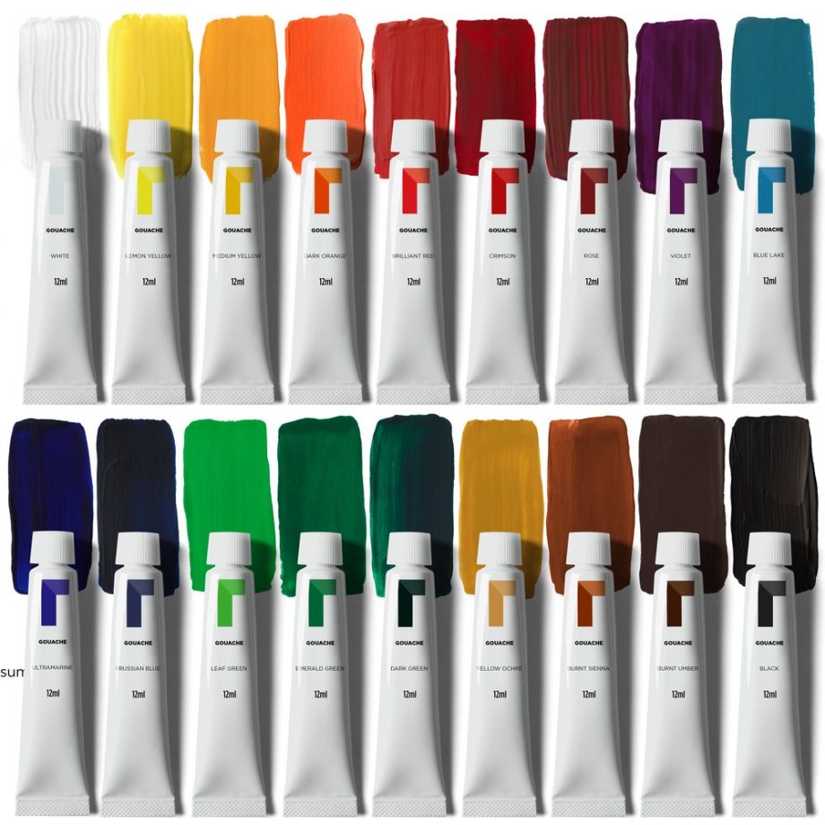 reeves Gouache 18x12ml Set