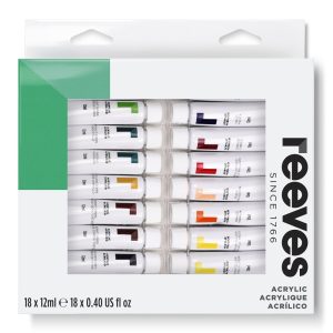 reeves Acrylic Colour 18x12ml Set