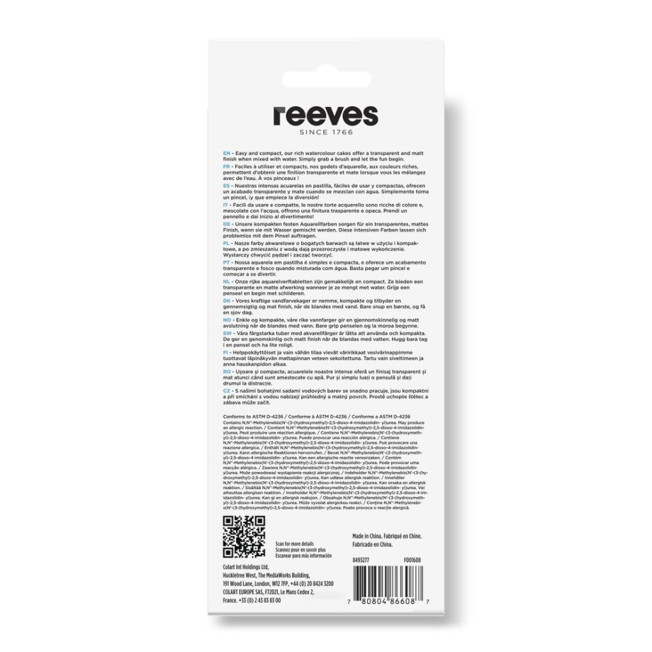 reeves Watercolour Tin Pan 24 Set