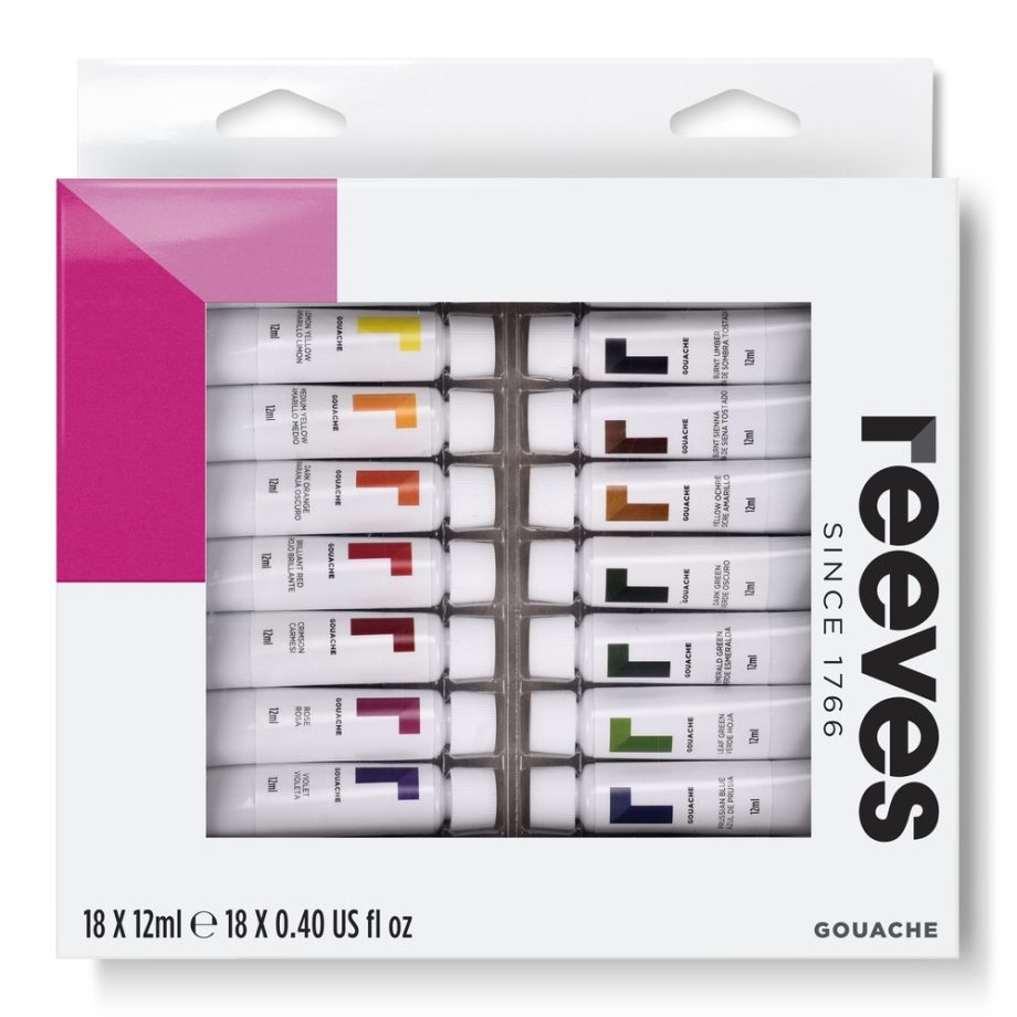 reeves Gouache 18x12ml Set