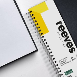 reeves Spiral Bound Hardback Sketchbook A4