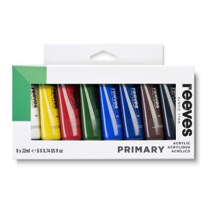 reeves Acrylic Colour 8x22ml Set
