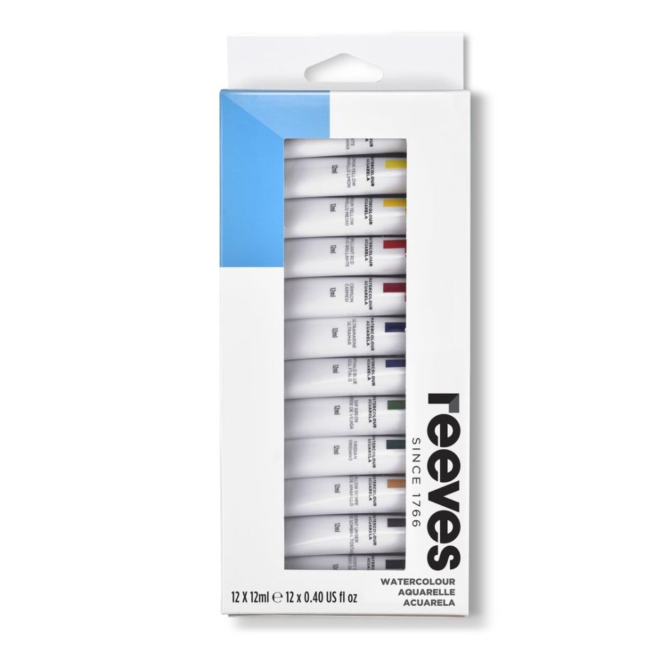 reeves Watercolour 12x12ml Set