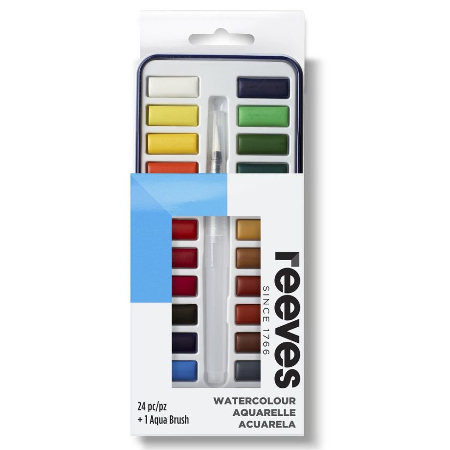 reeves Watercolour Tin Pan 24 Set