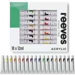 reeves Acrylic Colour 18x12ml Set