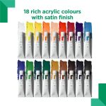 reeves Acrylic Colour 18x12ml Set