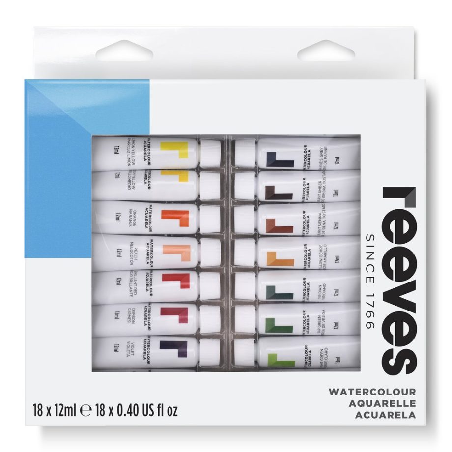 reeves Watercolour 18x12ml Set
