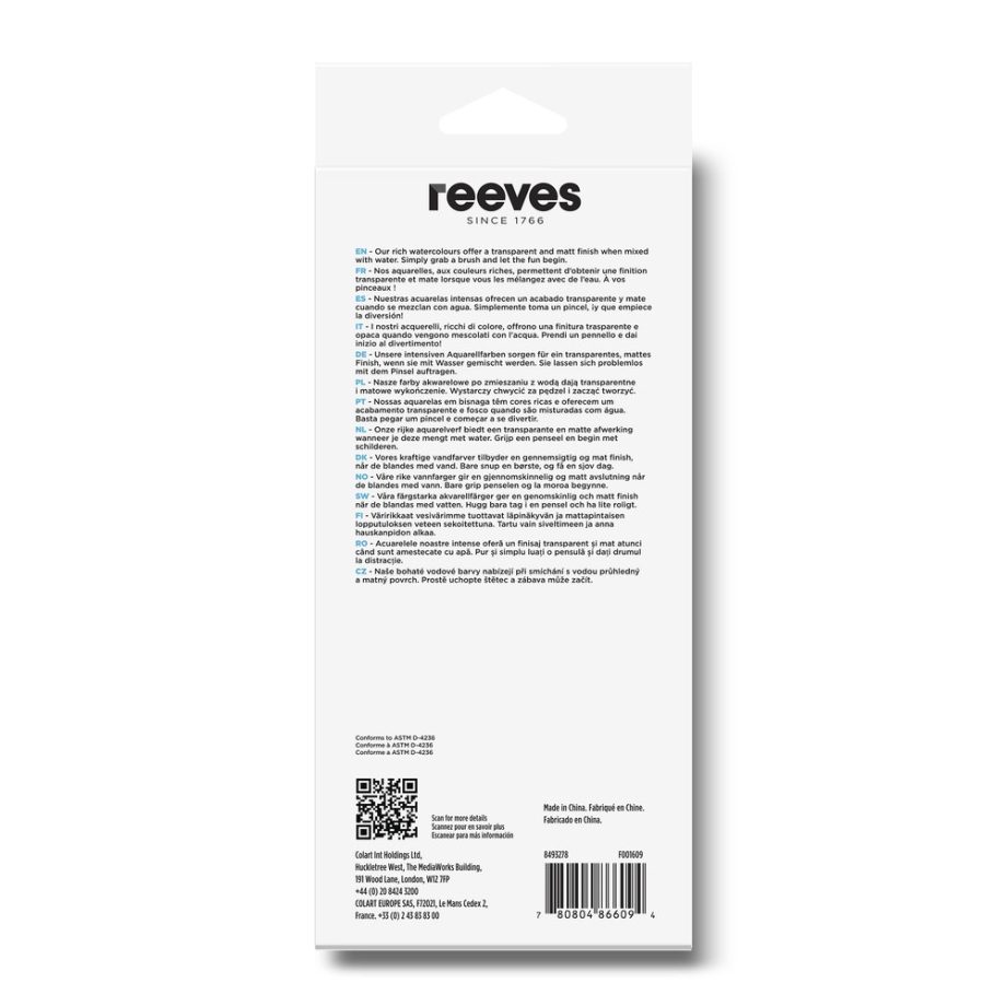 reeves Watercolour 12x12ml Set