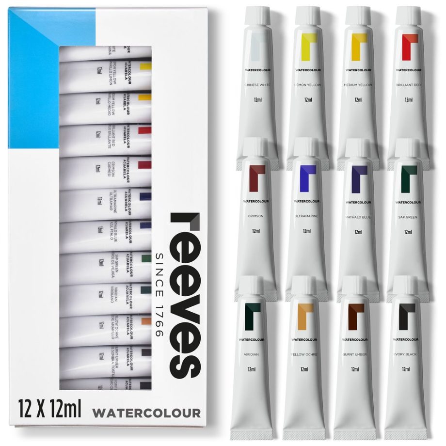 reeves Watercolour 12x12ml Set