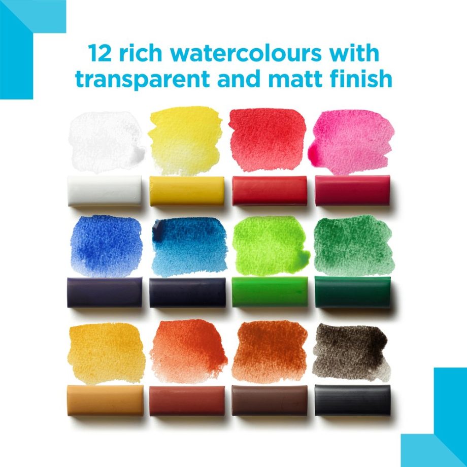 reeves Watercolour Tin Pan 12 Set