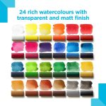 reeves Watercolour Tin Pan 24 Set