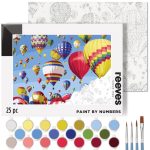 reeves Paint By Numbers 12x16 Inch Balloons