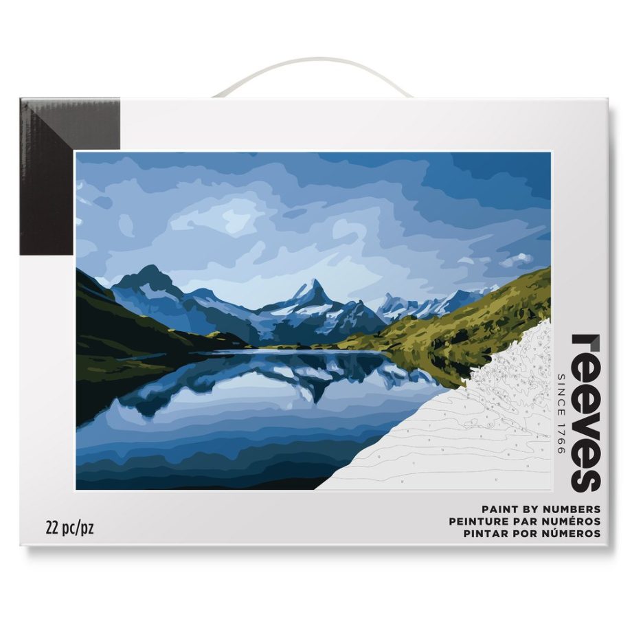 reeves Paint By Numbers 12x16 Inch Mountain