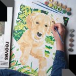 reeves Paint By Numbers 12x16 Inch Labrador
