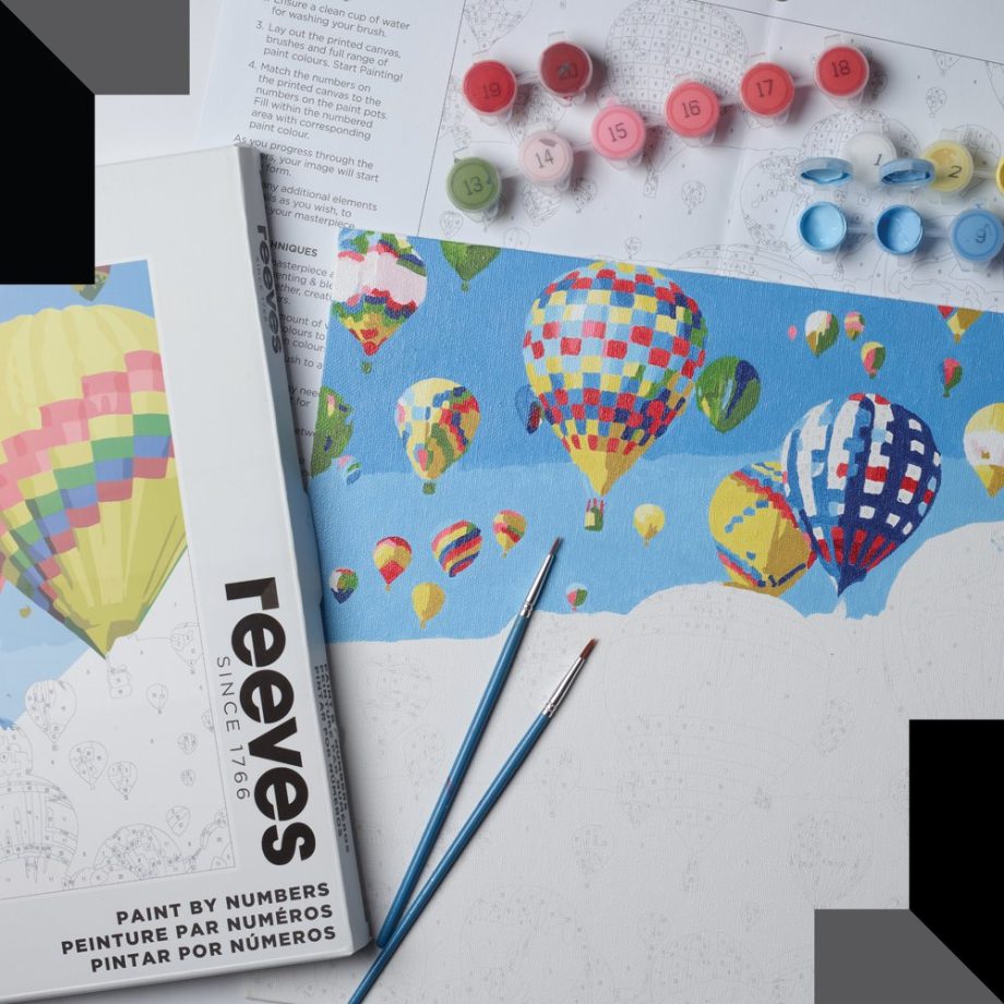 reeves Paint By Numbers 12x16 Inch Balloons