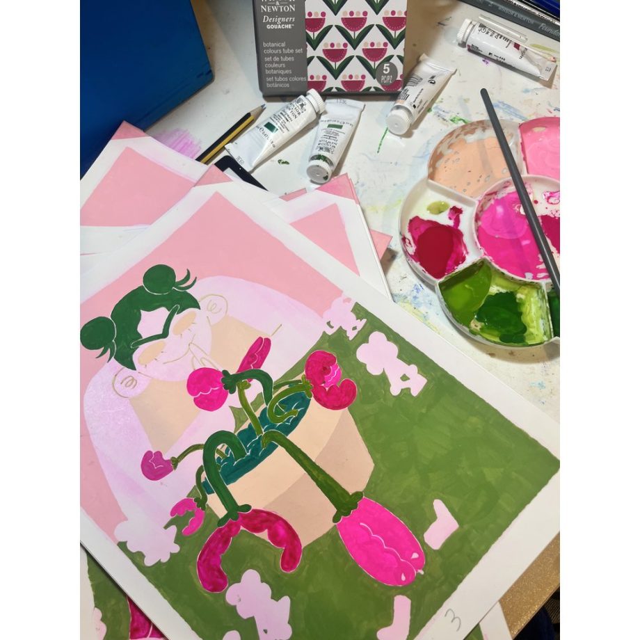 Winsor & Newton Designers Gouache Botanical Set 5x14ml Tubes