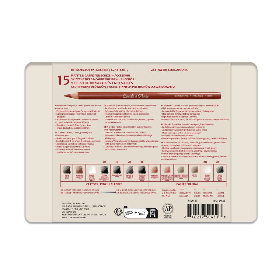 Conté à Paris Pencil Sketching Set