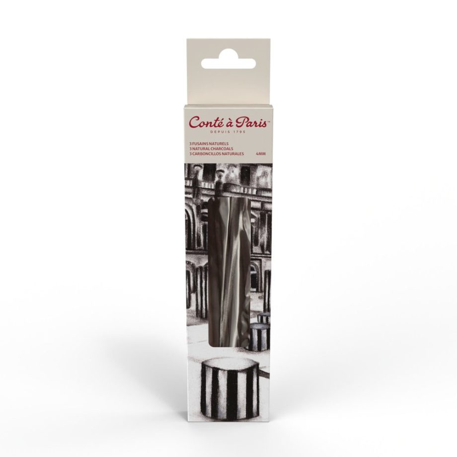 Conté à Paris Blister of 5 natural charcoals