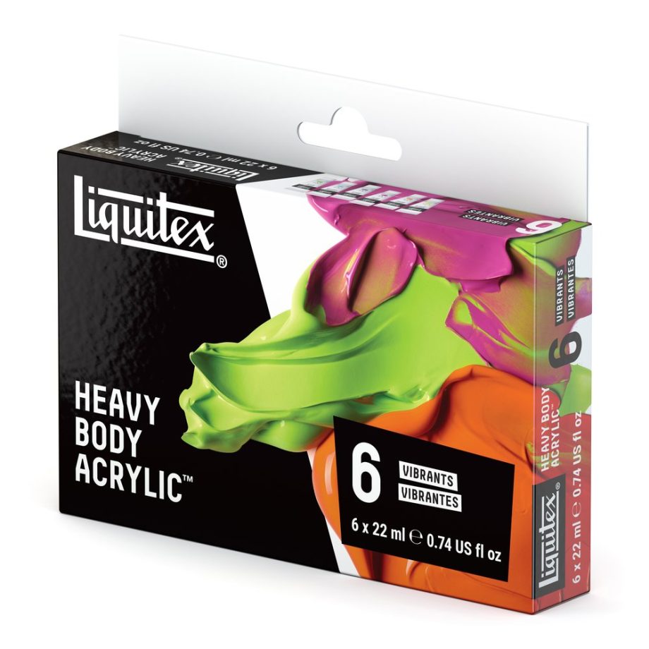 Liquitex Professional Heavy Body Acrylic Set - 6x22ml - Vibrants