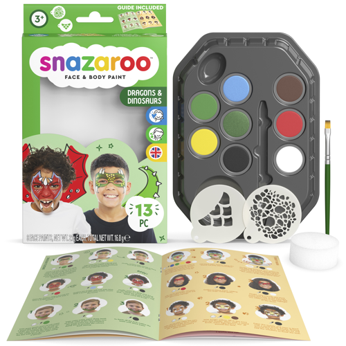 Snazaroo Dinosaur/Dragon Face Paint Kit UK