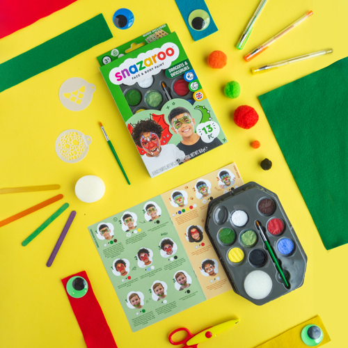 Snazaroo Dinosaur/Dragon Face Paint Kit UK