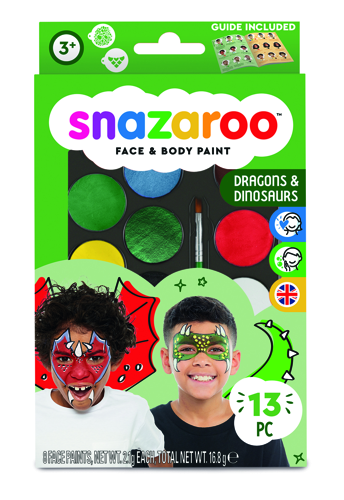 Snazaroo Dinosaur/Dragon Face Paint Kit UK