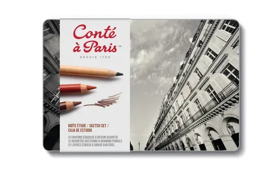 Conté à Paris The “Studio” metal box
