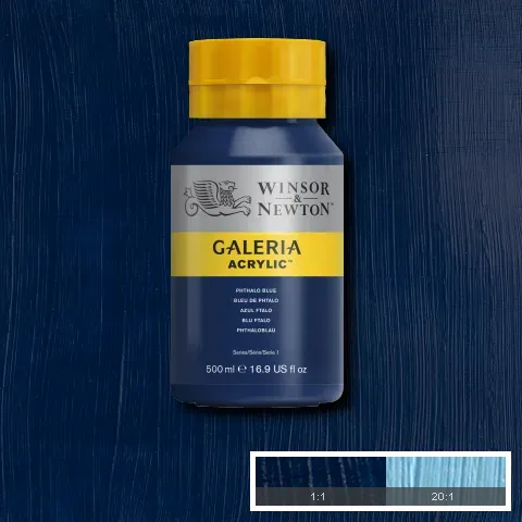 Winsor & Newton Galeria Acrylic Phthalo Blue 500ml