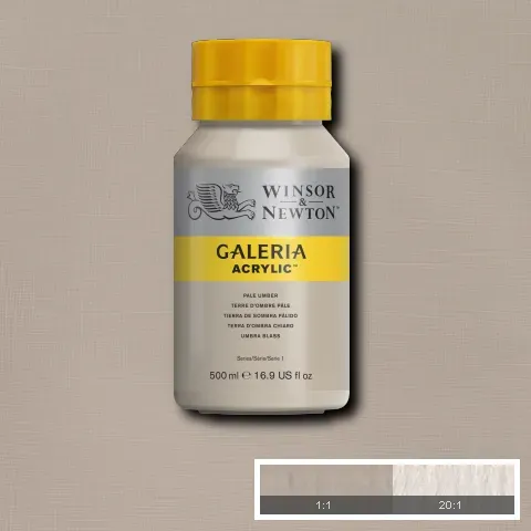 Winsor & Newton Galeria Acrylic Pale Umber 500ml