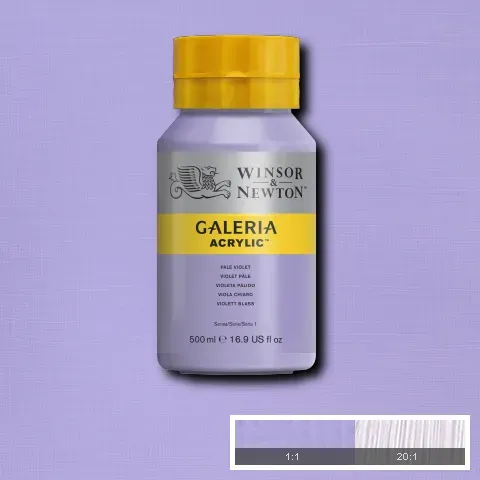 Winsor & Newton Galeria Acrylic Pale Violet 500ml