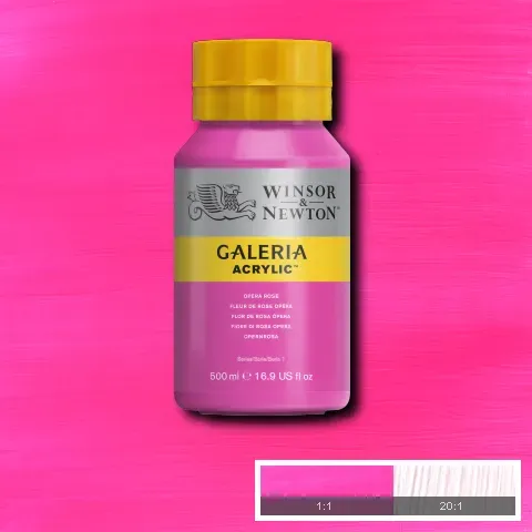 Winsor & Newton Galeria Acrylic Opera Rose 500ml