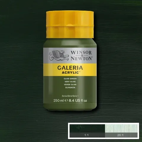 Winsor & Newton Galeria Acrylic Olive Green 250ml