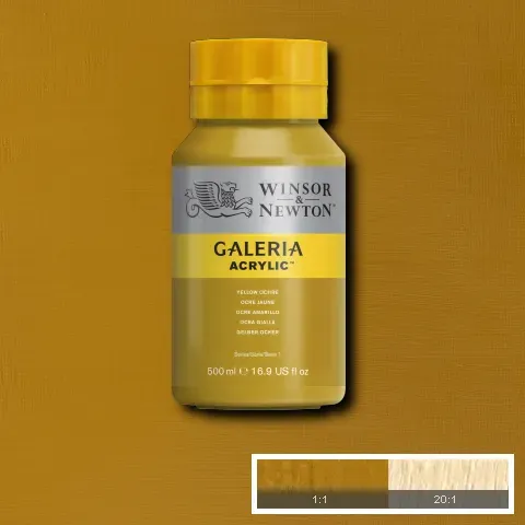 Winsor & Newton Galeria Acrylic Yellow Ochre 500ml