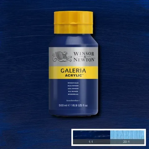 Winsor & Newton Galeria Acrylic Winsor Blue 500ml