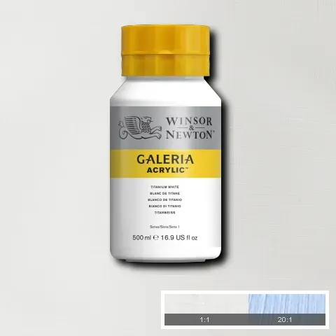 Winsor & Newton Galeria Acrylic Titanium White 500ml