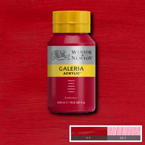 Winsor & Newton Galeria Acrylic Crimson 500ml