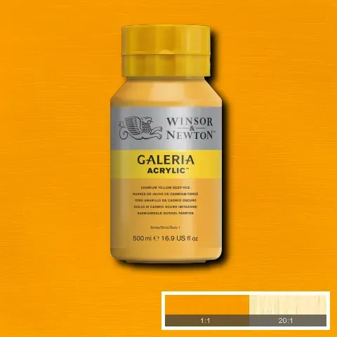 Winsor & Newton Galeria Acrylic Cadmium Yellow Deep Hue 500ml
