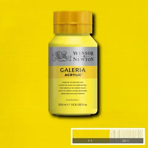 Winsor & Newton Galeria Acrylic Cadmium Yellow Pale Hue 500ml