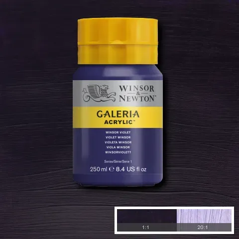 Winsor & Newton Galeria Acrylic Winsor Violet 250ml