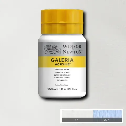 Winsor & Newton Galeria Acrylic Titanium White 250ml