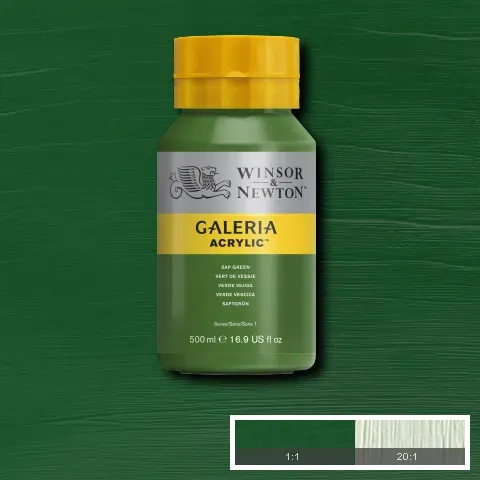 Winsor & Newton Galeria Acrylic Sap Green 500ml