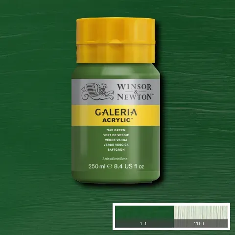 Winsor & Newton Galeria Acrylic Sap Green 250ml