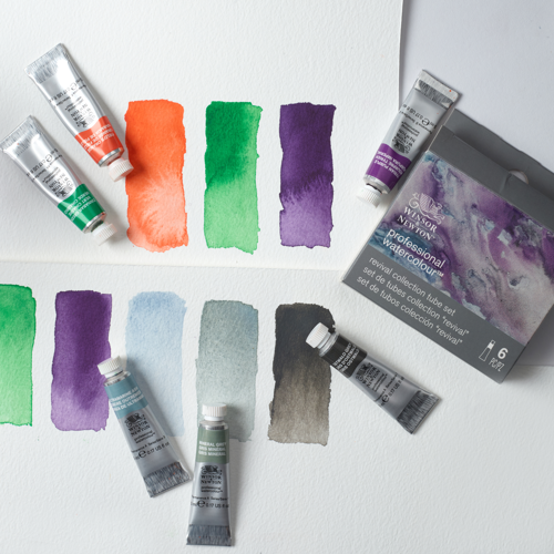 Winsor & Newton Professional Watercolour Revival Collection 6 Tubes