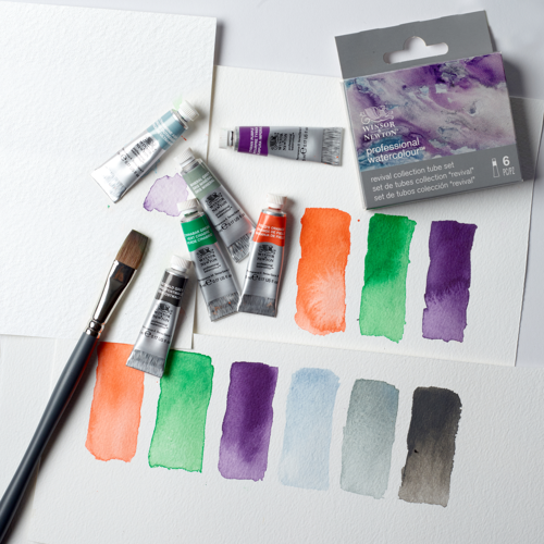 Winsor & Newton Professional Watercolour Revival Collection 6 Tubes