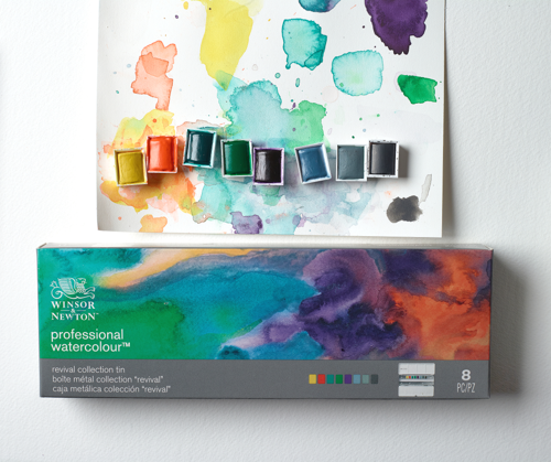 Winsor & Newton Professional Watercolour Revival Collection 8 Half Pan