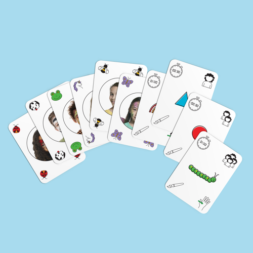 Snazaroo Family Face Paint Card Game ROW